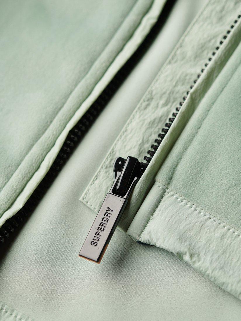 Product image 3 of 6, which shows Superdry Hybrid Trekker Jacket, Sea Green, 8