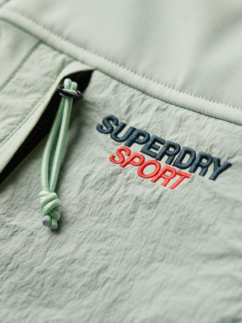 Product image 6 of 6, which shows Superdry Hybrid Trekker Jacket, Sea Green, 8