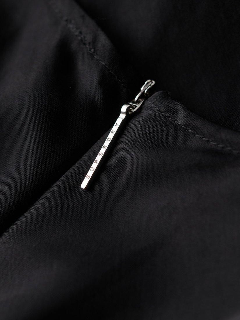 Product image 6 of 6, which shows Superdry Satin Racer Mini Dress, Black, 14