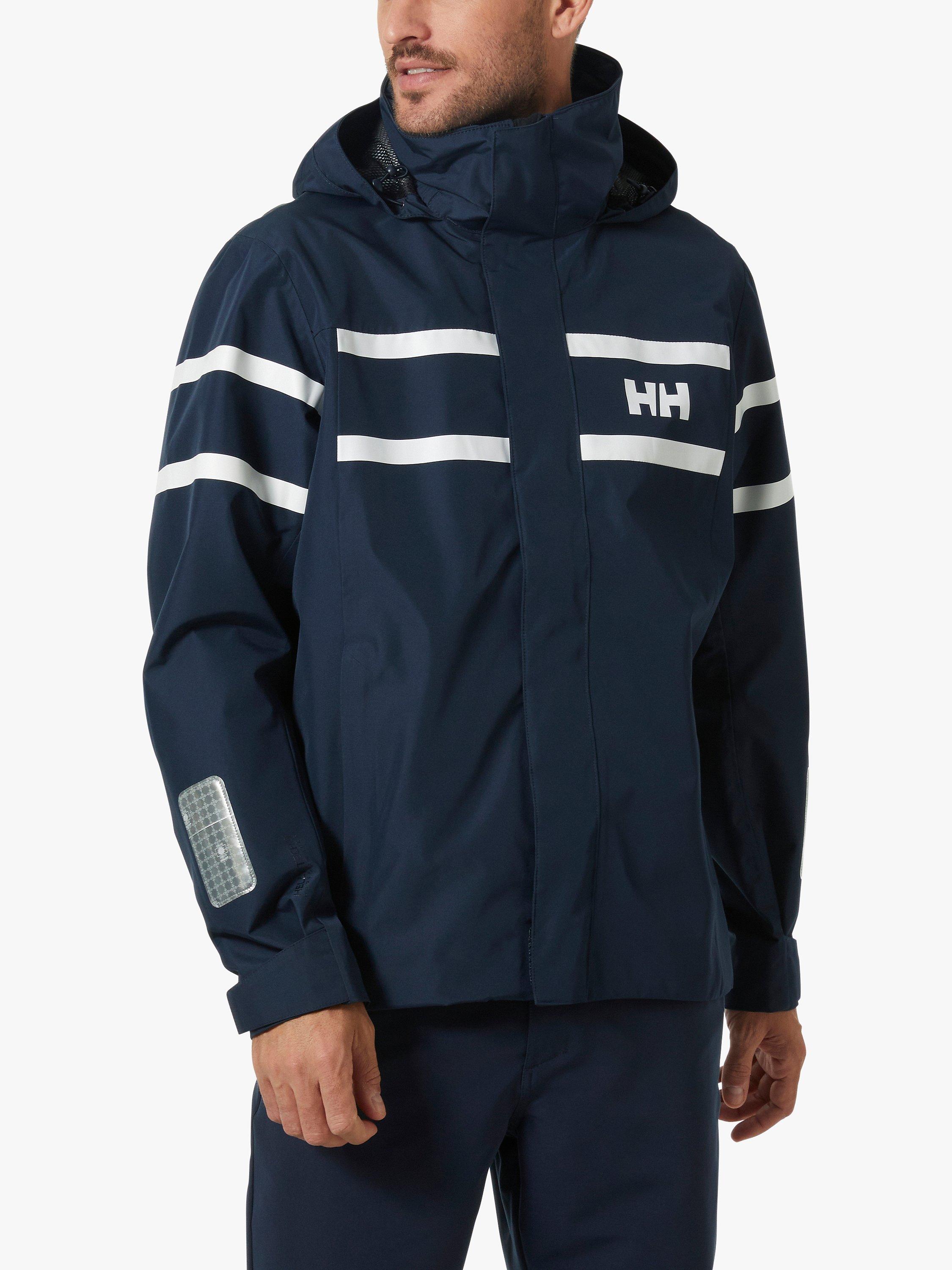 Product image 1 of 6, which shows Helly Hansen Salt Insore Waterproof Sailing Jacket, Navy, S