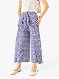 Angel & Rocket Kids' Stella Abstract Print Wrap Trousers, Blue