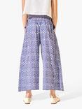 Angel & Rocket Kids' Stella Abstract Print Wrap Trousers, Blue