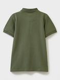 Crew Clothing Kids' Classic Pique Polo Shirt, Khaki