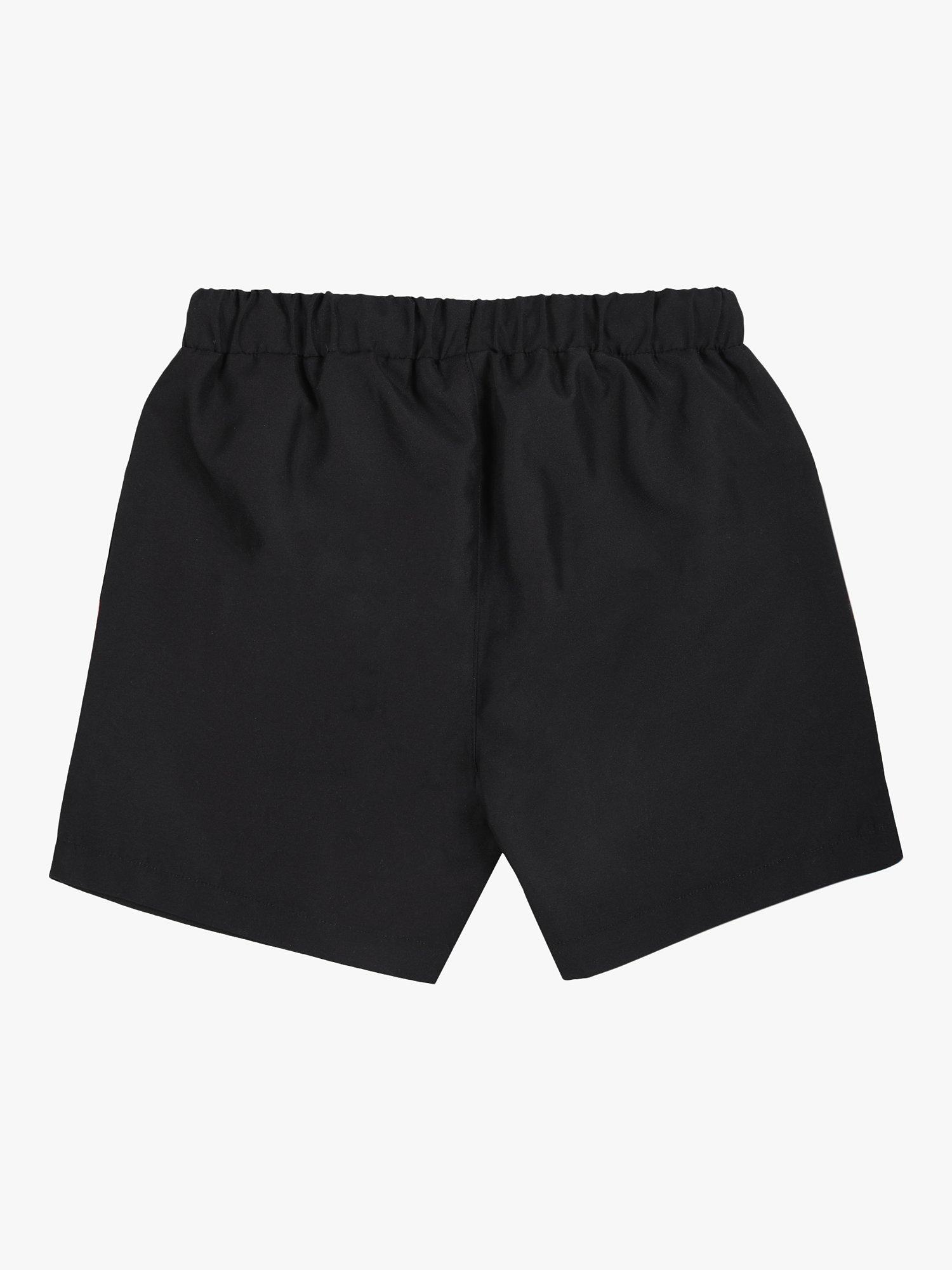 Product image 2 of 5, which shows Brand Threads Kids' Spiderman Swim Shorts, Red/Multi, 4-5 years