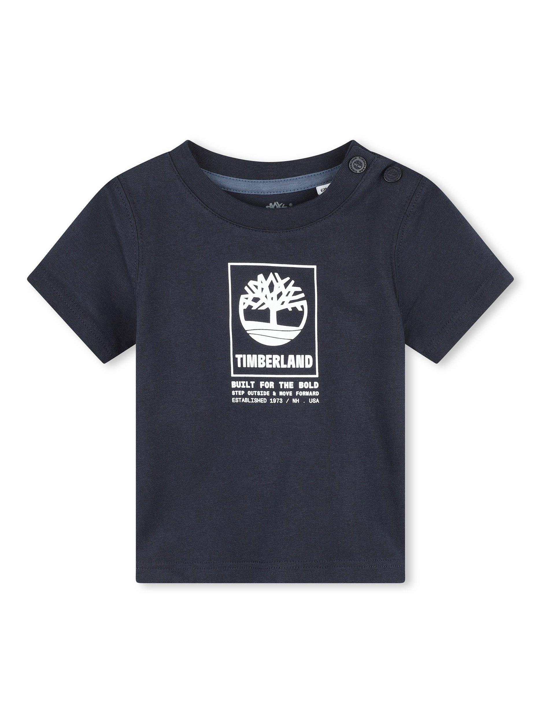 Timberland Baby Short Sleeve T-Shirt, Navy