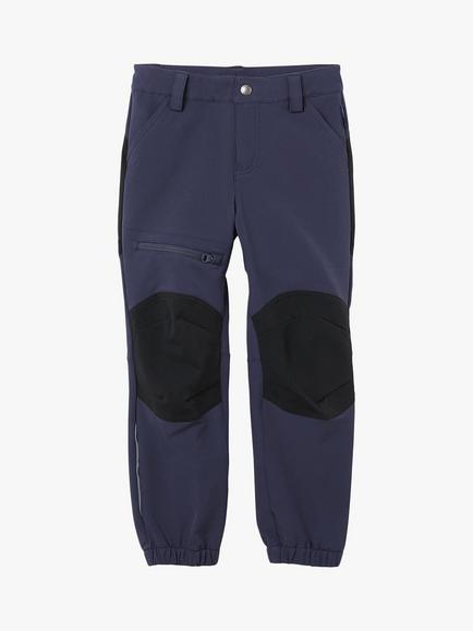 Polarn O. Pyret Kids' Recycled Water Resistant Outerwear Trousers, Blue - view 2, Blue