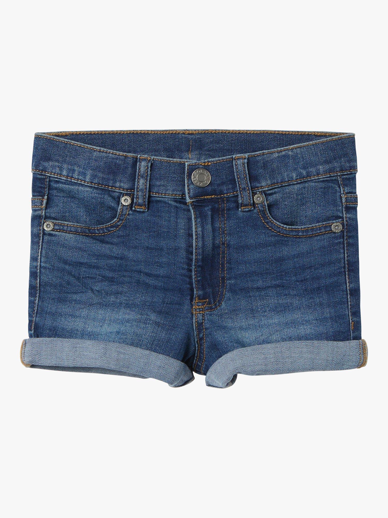 Polarn O. Pyret Kids' Denim Twill Shorts, Blue