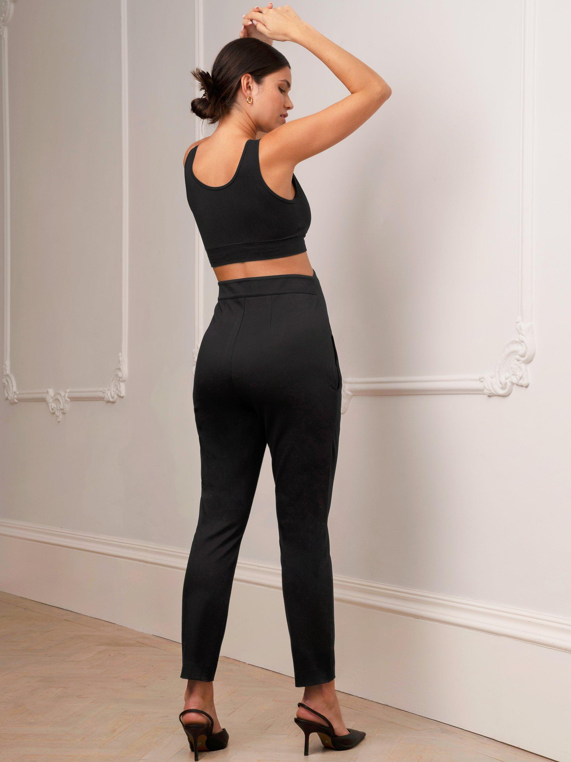 Product image 5 of 6, which shows Seraphine Leone Slim Leg Maternity Trousers, Navy, 6