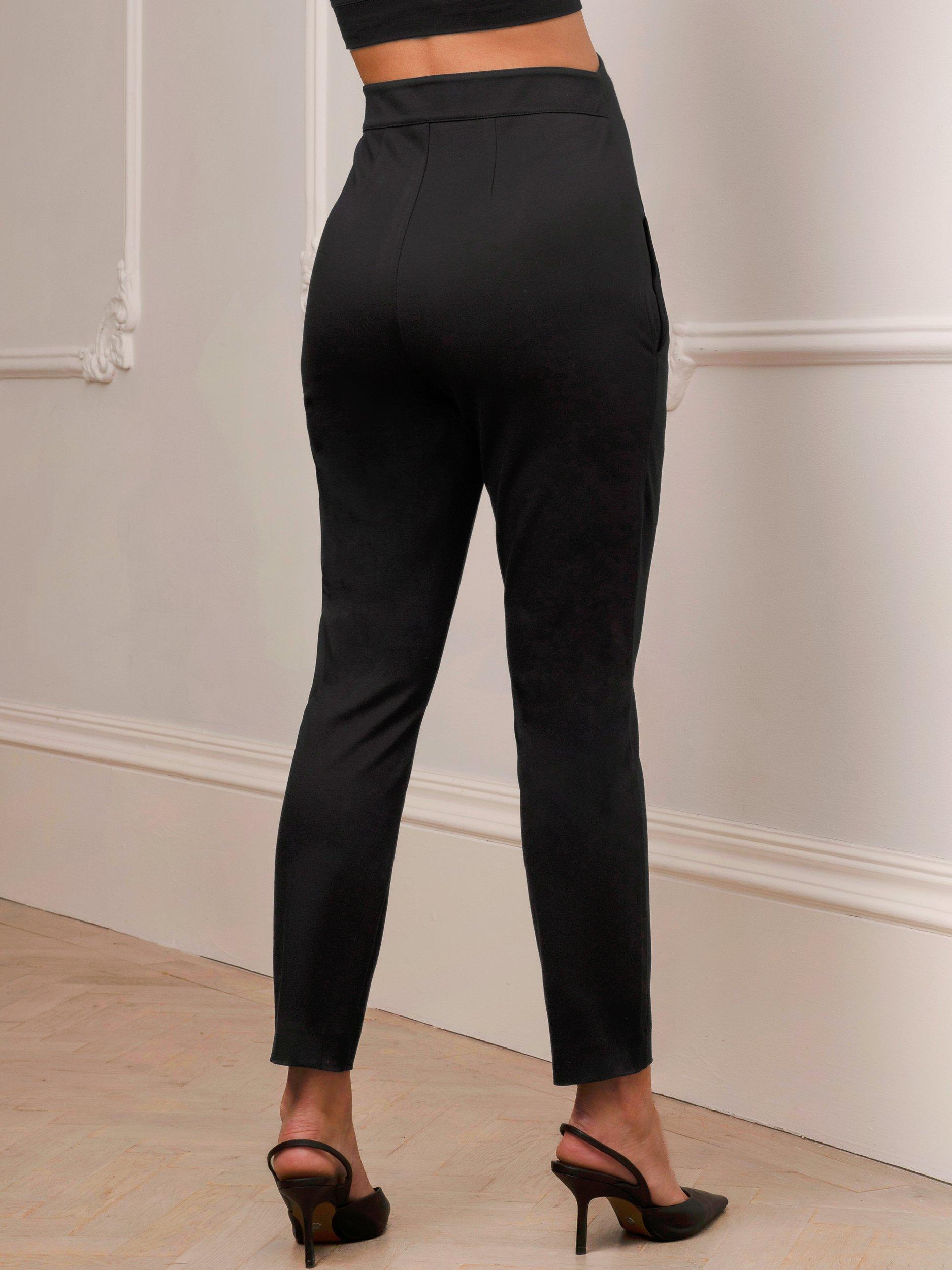 Product image 6 of 6, which shows Seraphine Leone Slim Leg Maternity Trousers, Navy, 6