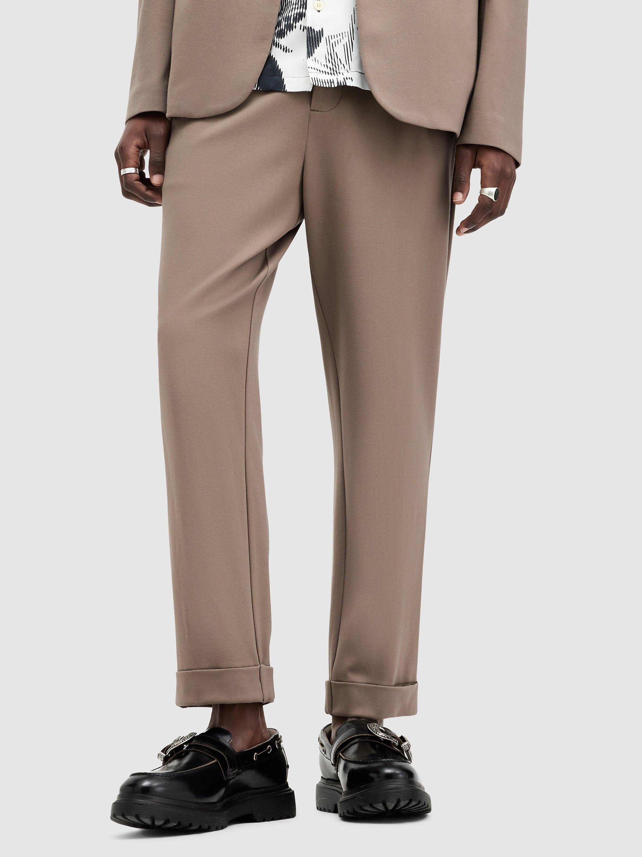 AllSaints Helm Trousers, Earthy Brown