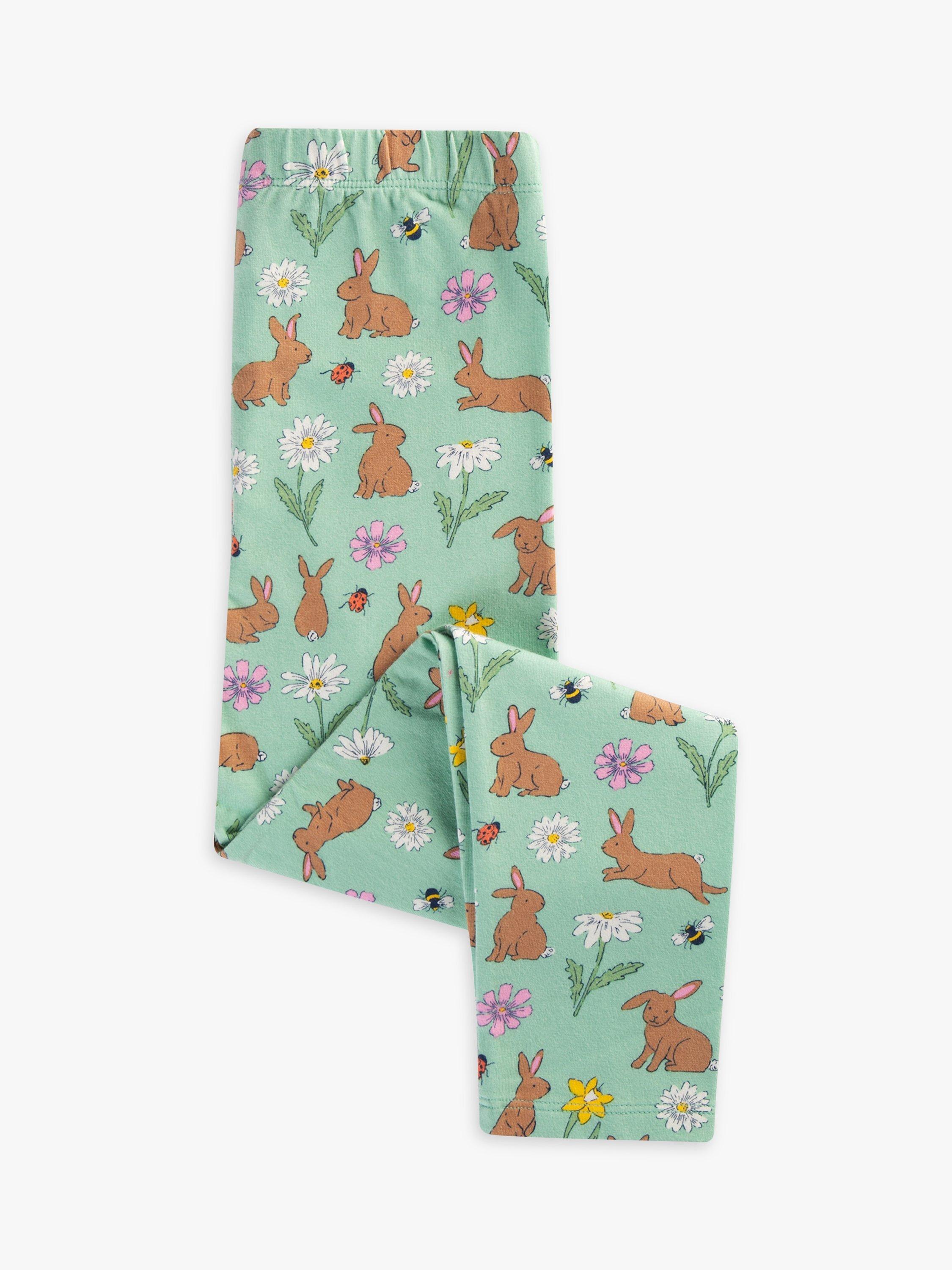 Frugi Kids' Libby Riverine Rabbits Leggings, Multi