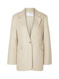 SELECTED FEMME Sine Oversized Blazer, Humus