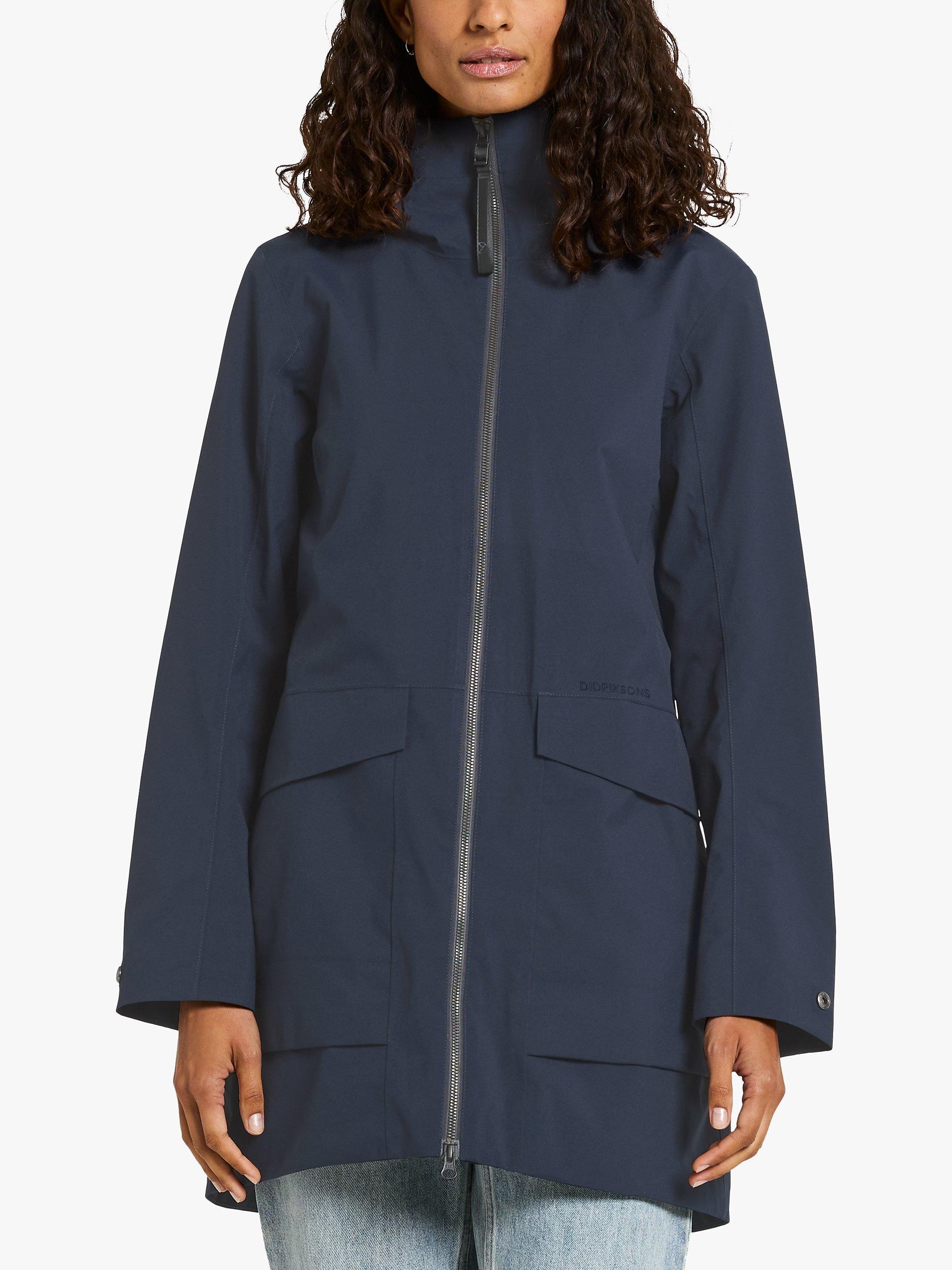 Didriksons Folka Waterproof Parka, Dark Night Blue