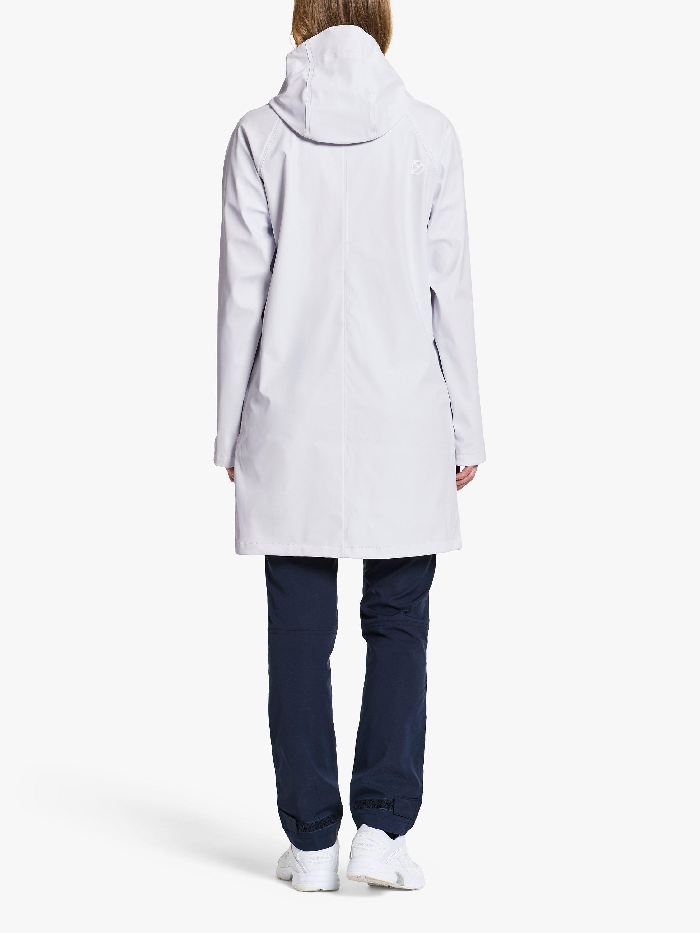 Product image 4 of 10, which shows Didriksons Ellywn Straight Fit Parka, Snow White, 8