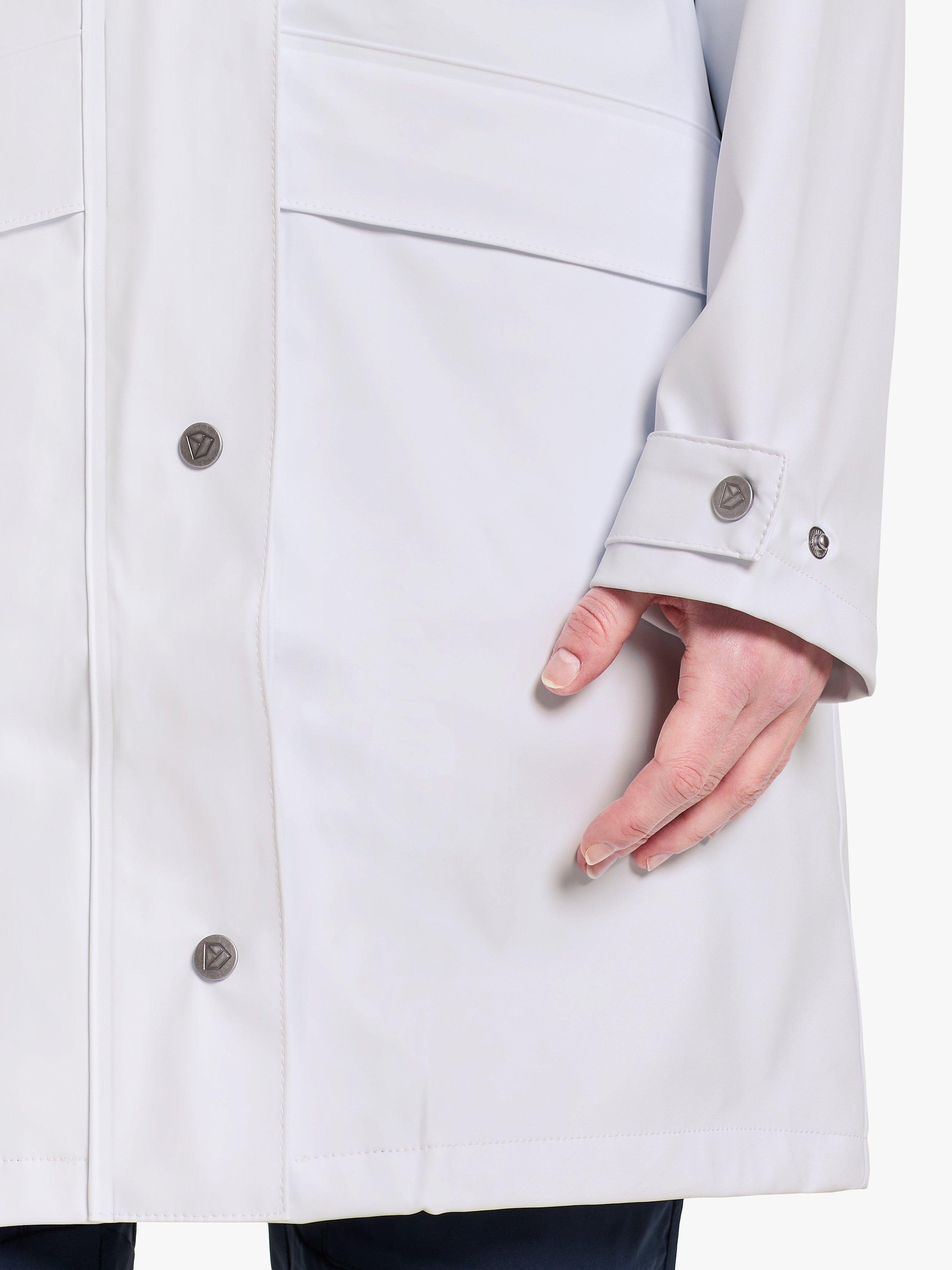 Product image 6 of 10, which shows Didriksons Ellywn Straight Fit Parka, Snow White, 8