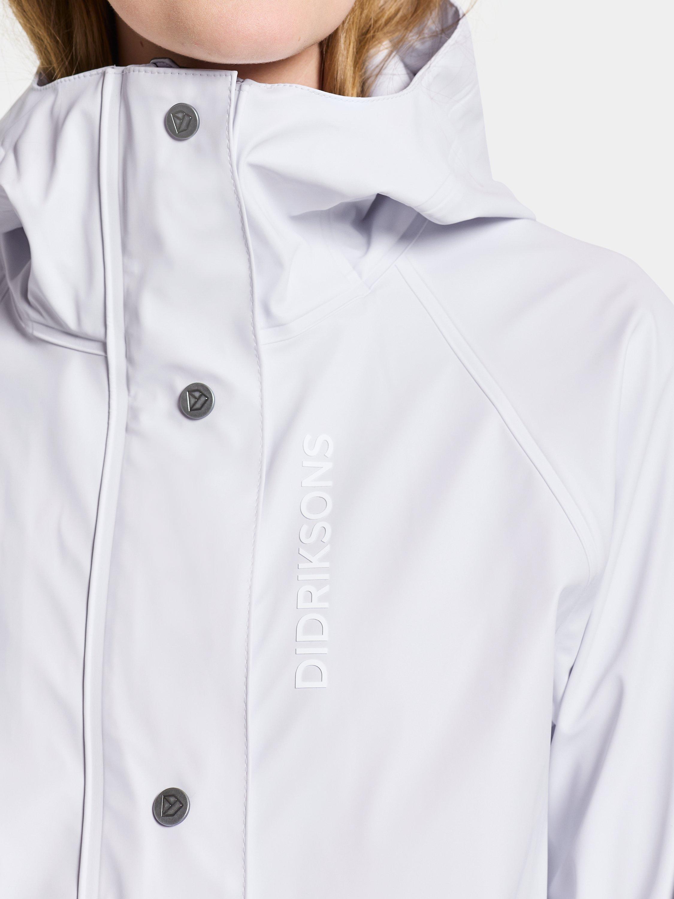 Product image 7 of 10, which shows Didriksons Ellywn Straight Fit Parka, Snow White, 8