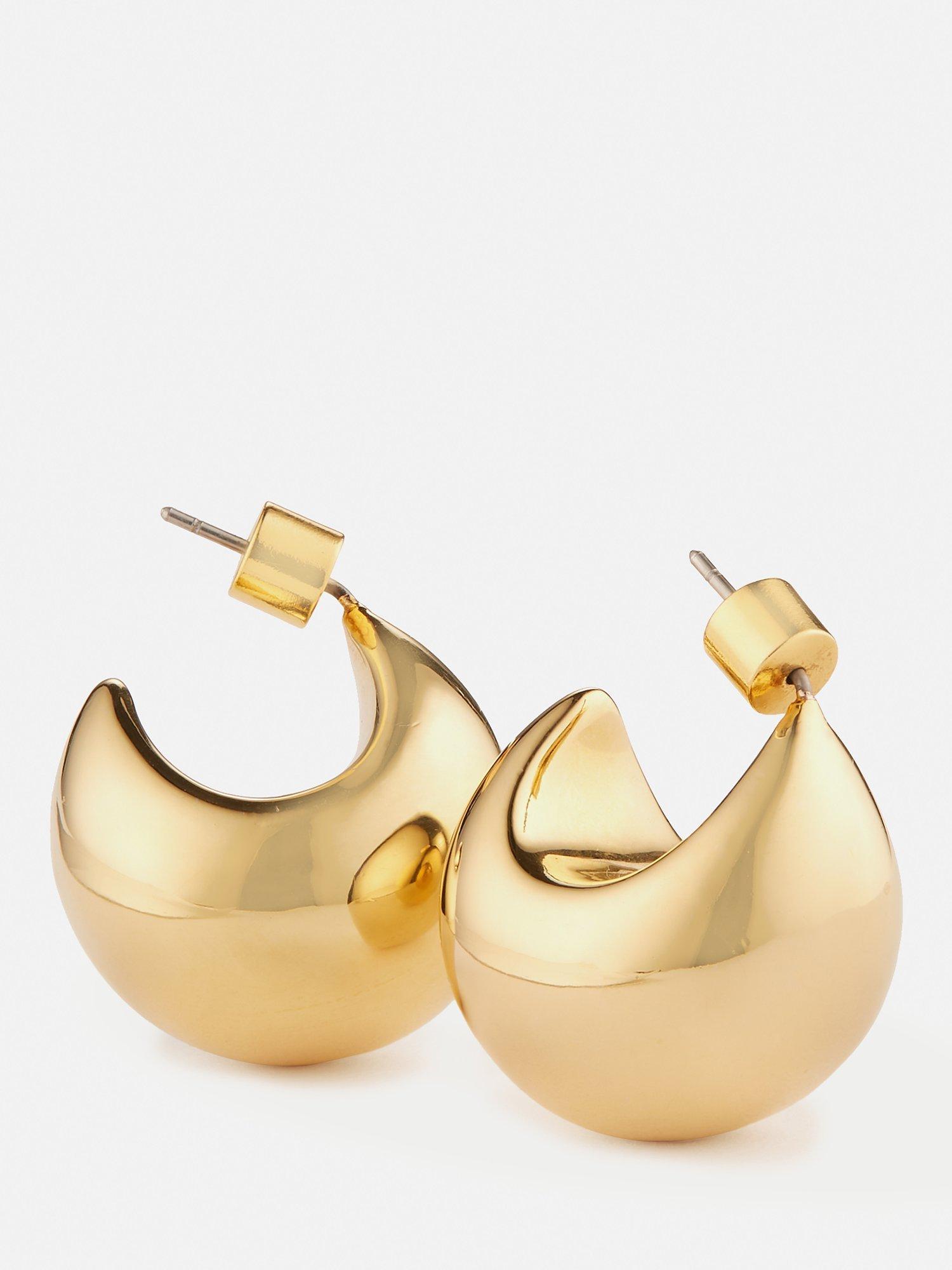 Jigsaw Chunky Dome Earrings