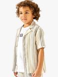 Angel & Rocket Kids' Moaksy Textured Stripe Resort Shirt, Multi