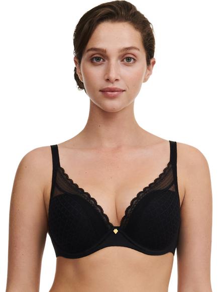 Chantelle Norah Chic Plunge T-Shirt Bra, Black