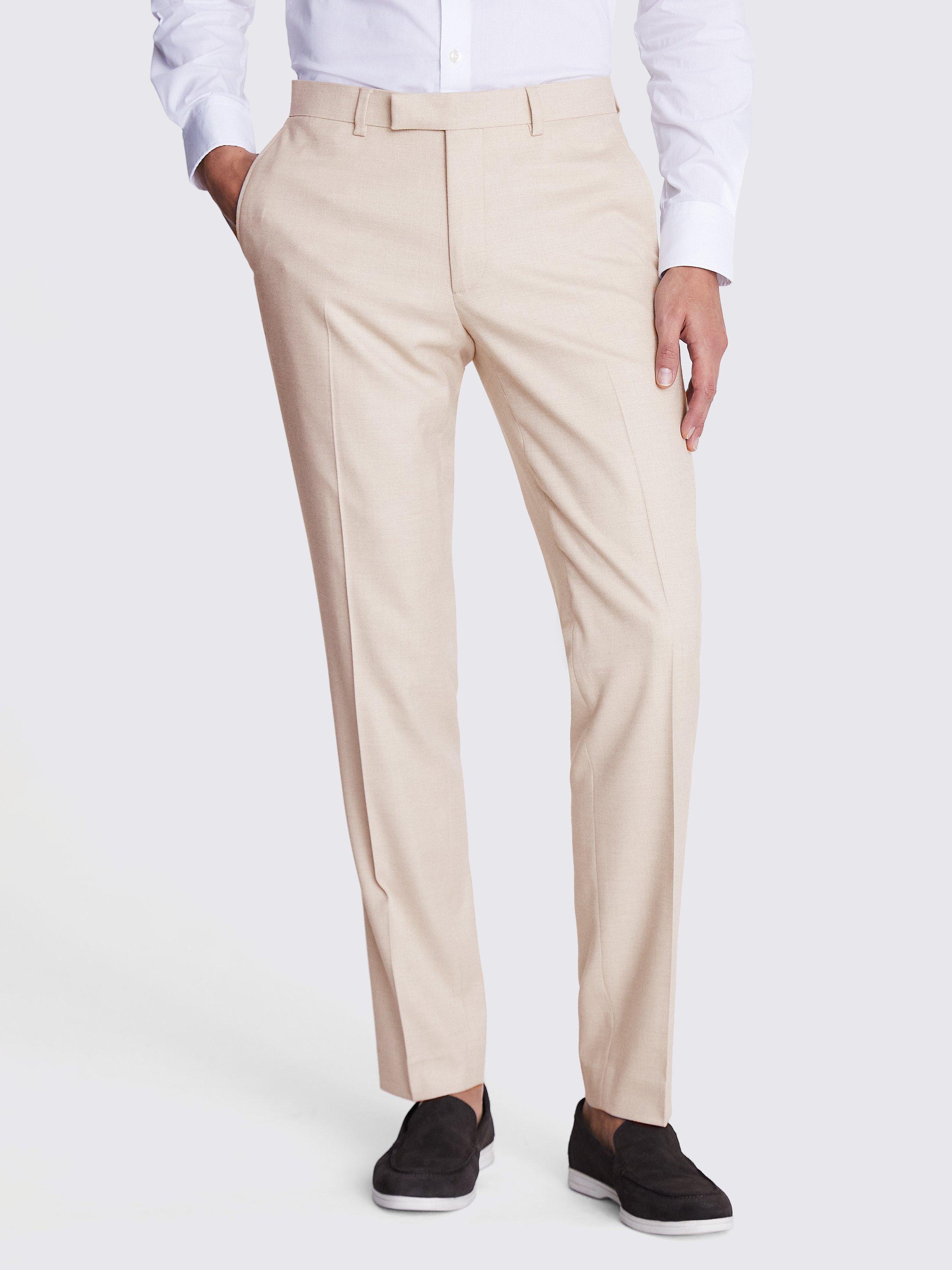 Moss Slim Fit Suit Trousers, Light Camel
