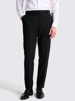 Moss Tailored Fit Performance Dress Trousers, Black