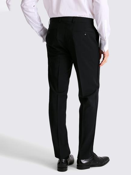 Moss Tailored Fit Performance Dress Trousers - view 2, Black