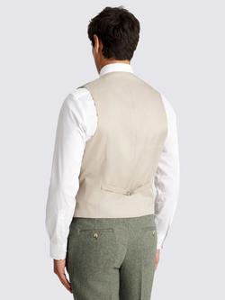 Moss Slim Fit Donegal Waistcoat - view 2, Sage