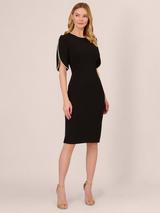Phase Eight Misha Tapework Shimmer Dress, Black