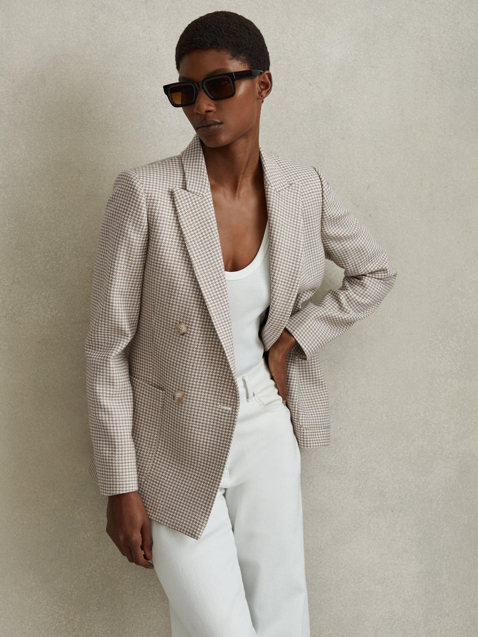 Reiss langley houndstooth blazer clearance