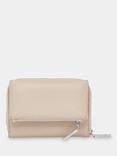 Whistles Bibi Zip Around Leather Purse, Taupe