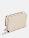 Whistles Bibi Zip Around Leather Purse, Taupe