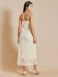 Albaray Bandeau Crochet Dress, Cream