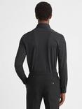 Reiss Voyager Slim Fit Travel Shirt, Black