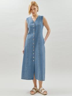 Albaray Denim Shirt Dress, Indigo, Indigo