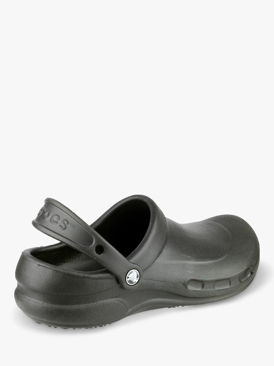 Product image 3 of 5, which shows Crocs Bistro Work Clog, Black, 3
