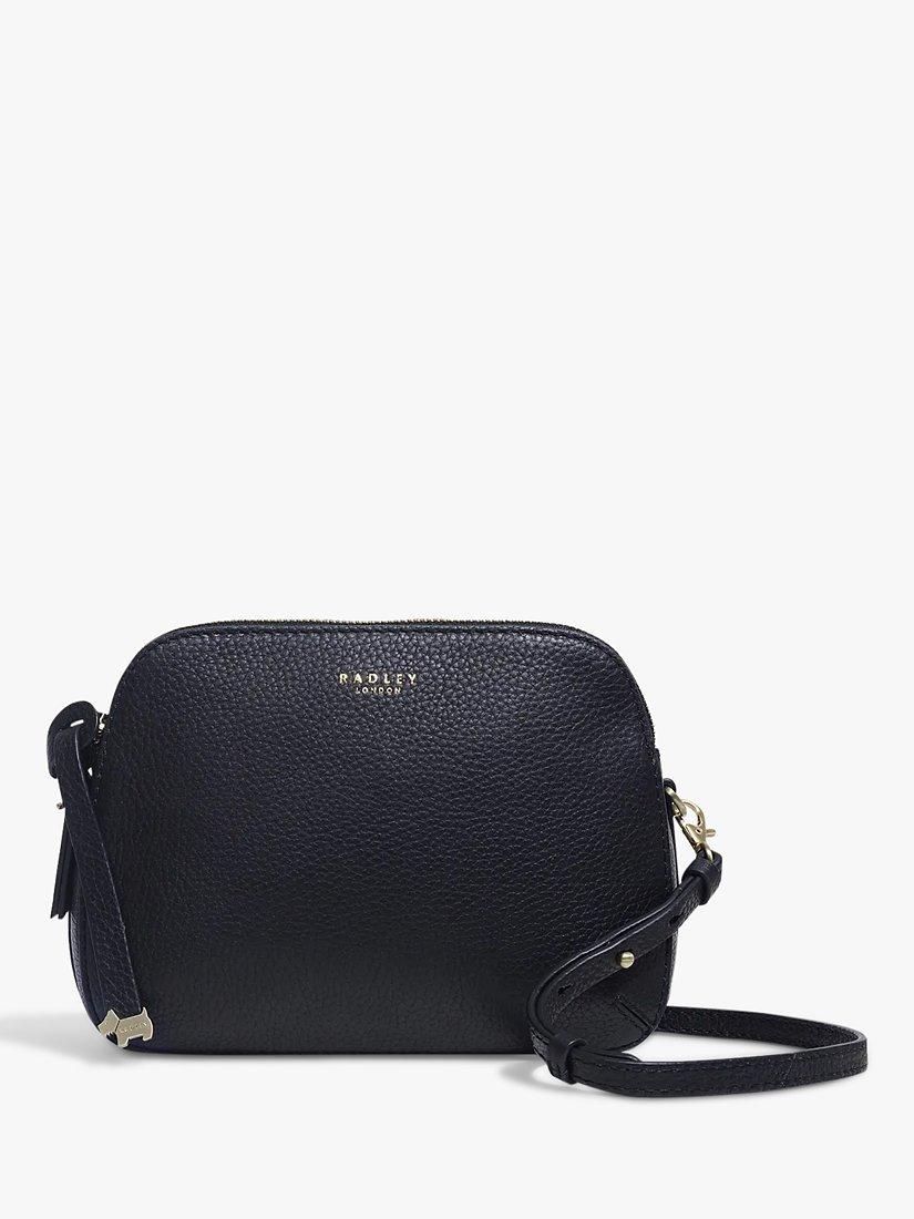 Radley Dukes Place Leather Cross Body Bag, Black, One Size