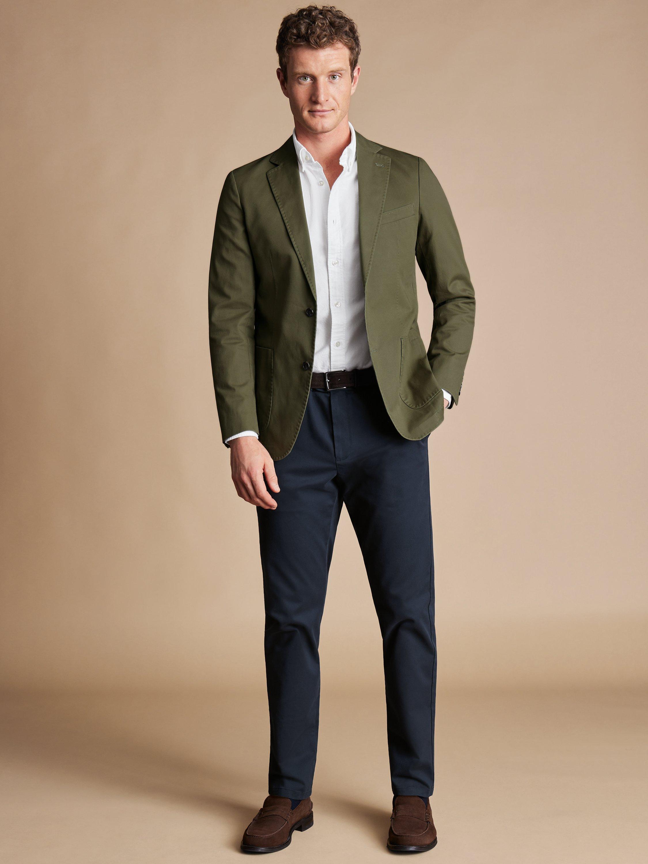 Cotton stretch blazer store