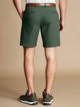 Charles Tyrwhitt Slim Fit Cotton Blend Shorts, Green