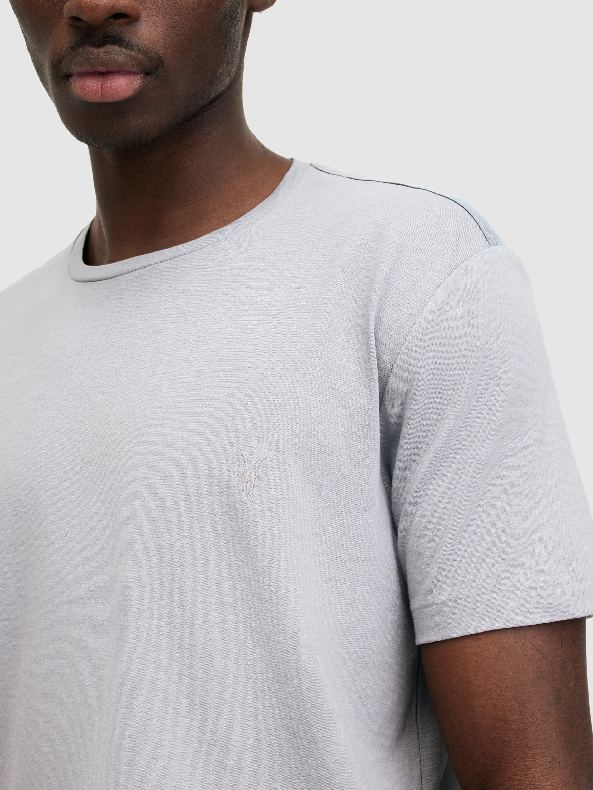 Product image 5 of 5, which shows AllSaints Tonic Crew Neck T-Shirt, Skyline Grey, M