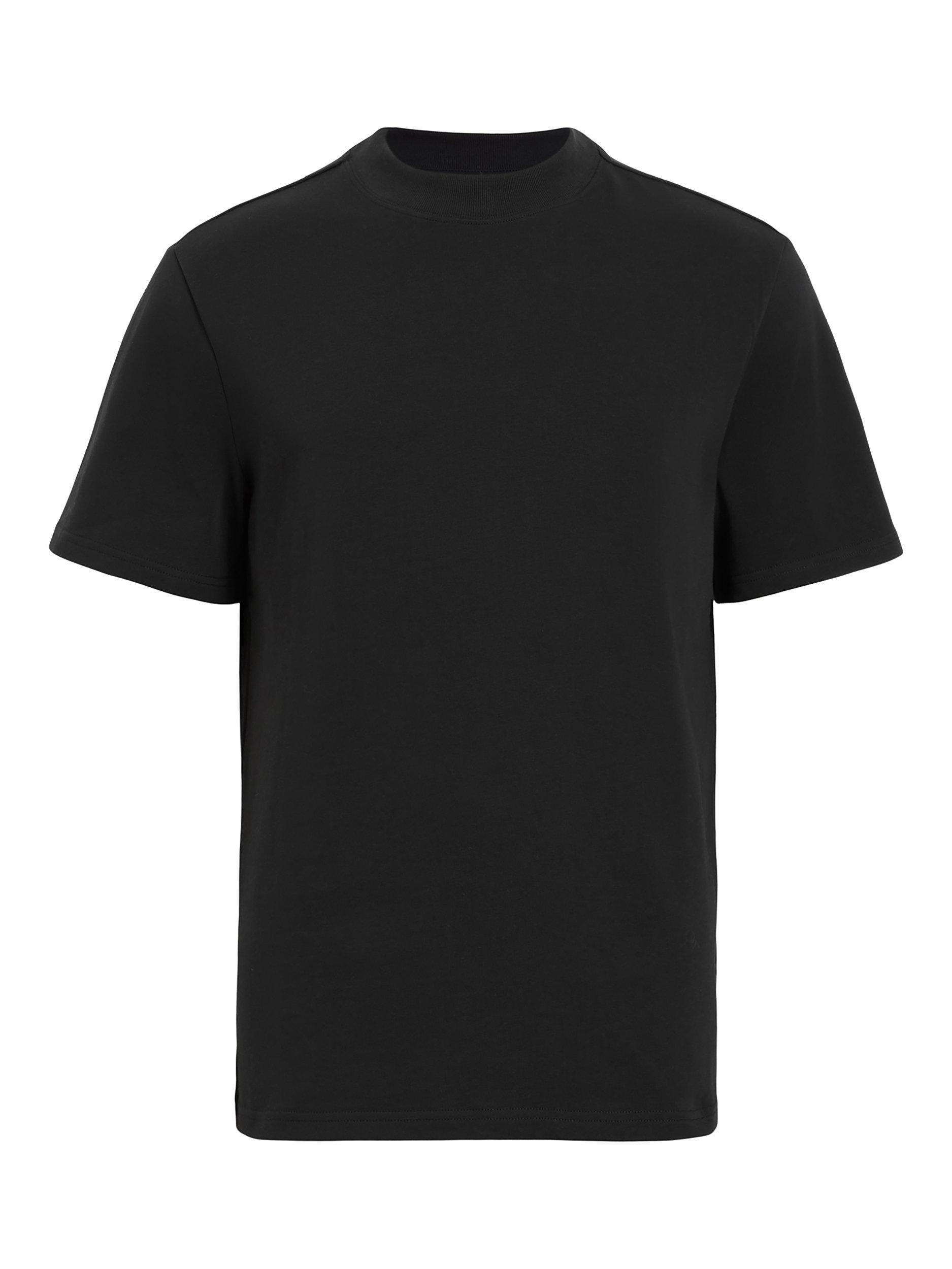 Product image 5 of 5, which shows AllSaints Nero Organic Cotton T-Shirt, Jet Black, XS