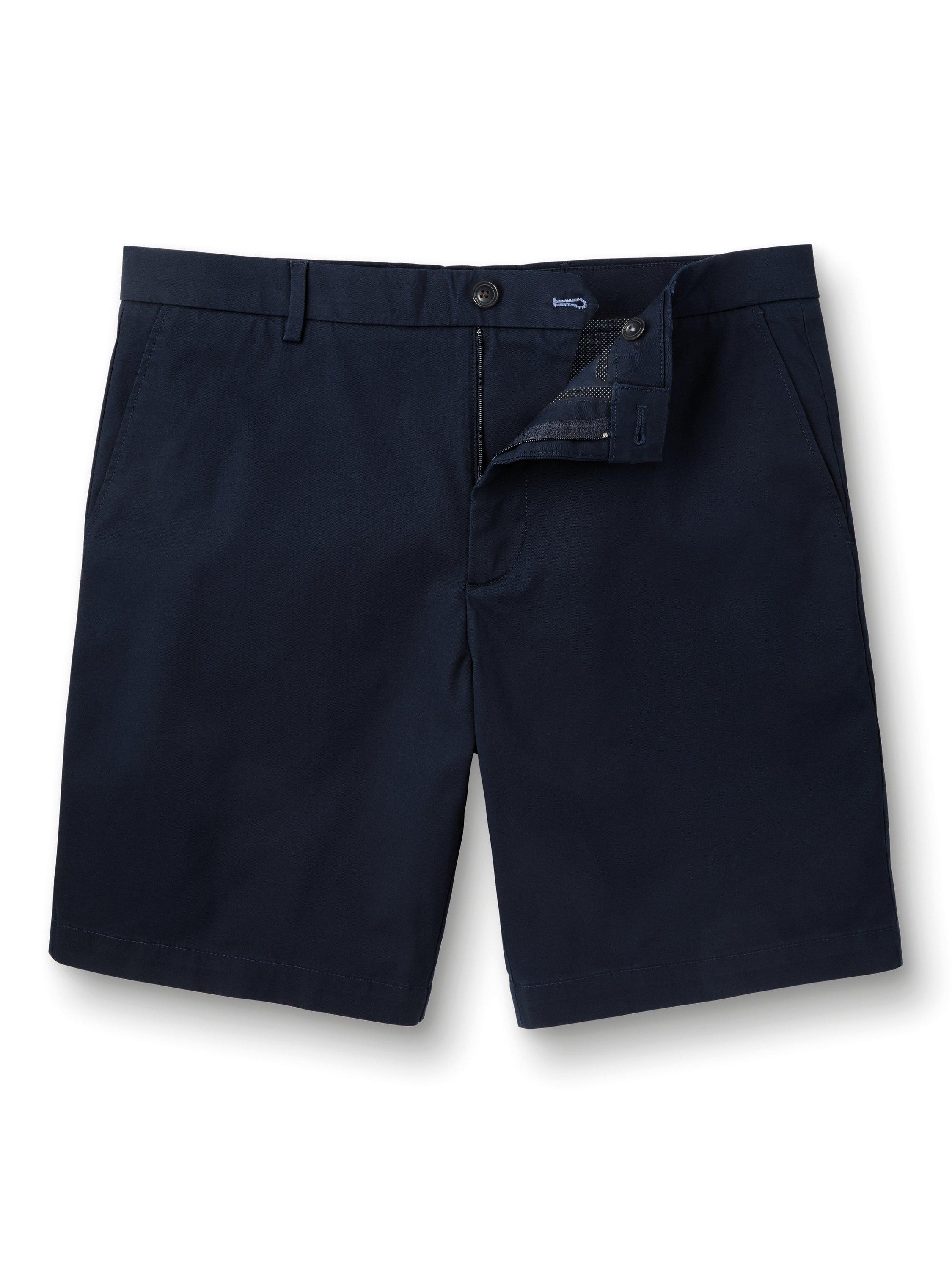 Product image 4 of 6, which shows Charles Tyrwhitt Chino Cotton Shorts, Dark Navy, 30