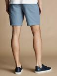 Charles Tyrwhitt Linen Blend Shorts, Mid Blue