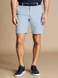 Charles Tyrwhitt Slim Fit Cotton Blend Shorts, Sky Blue