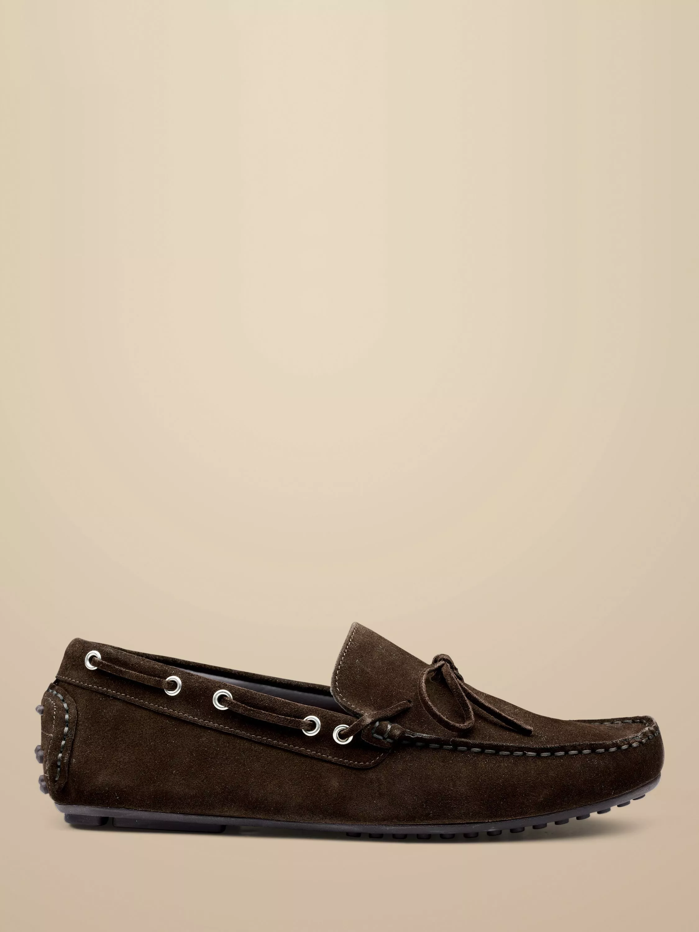 Charles Tyrwhitt Suede Driving Loafers Dark Chocolate