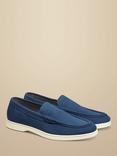 Charles Tyrwhitt Suede Slip On Loafers, Ocean Blue