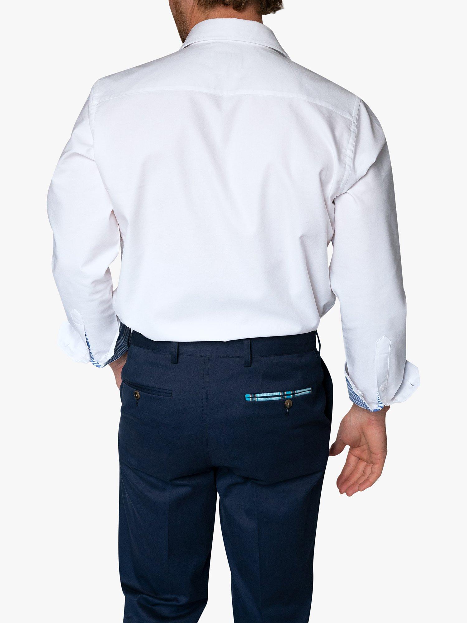 Product image 2 of 7, which shows KOY Organic Cotton Oxford Shirt, White, XL