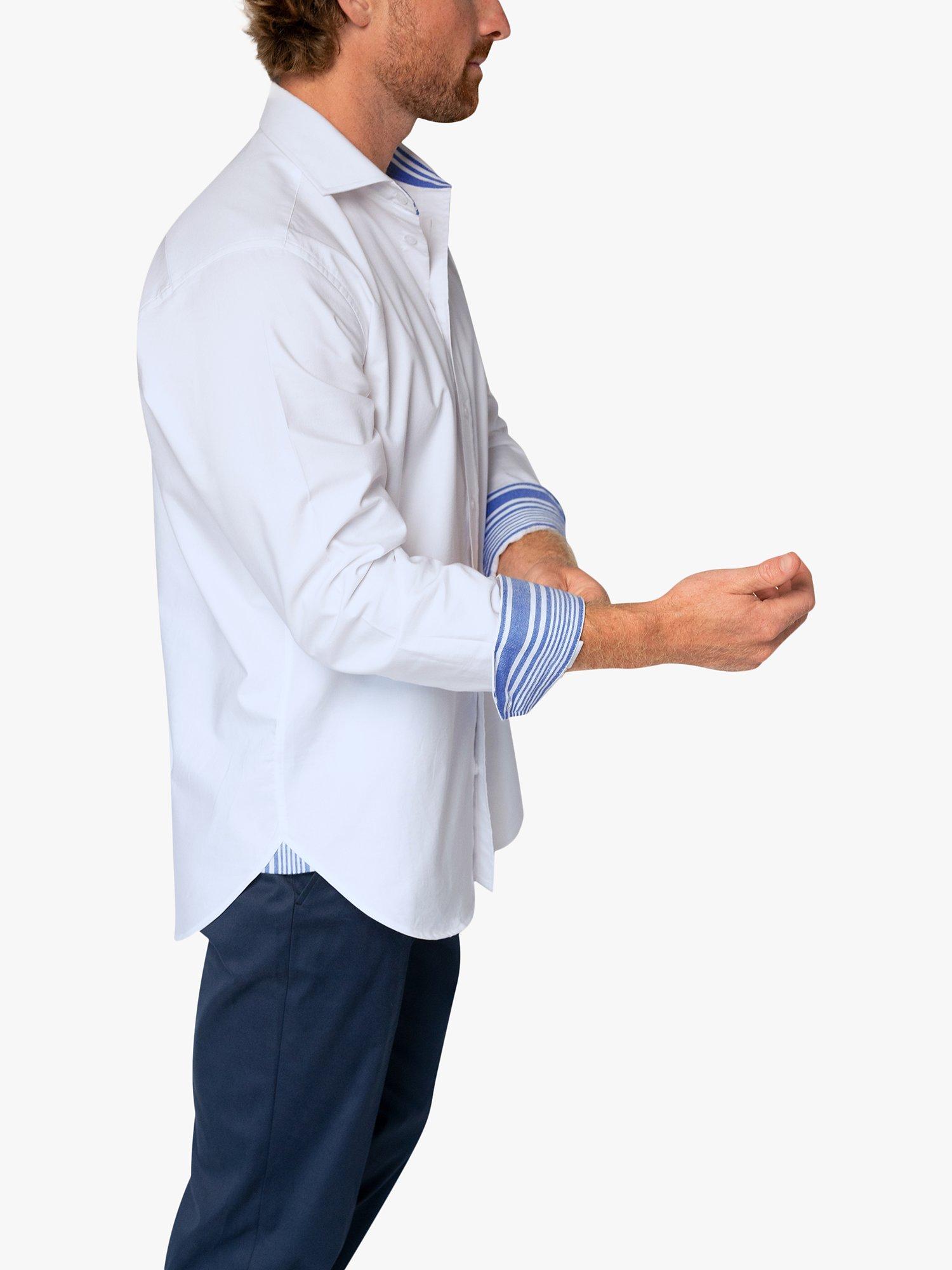 Product image 5 of 7, which shows KOY Organic Cotton Oxford Shirt, White, XL