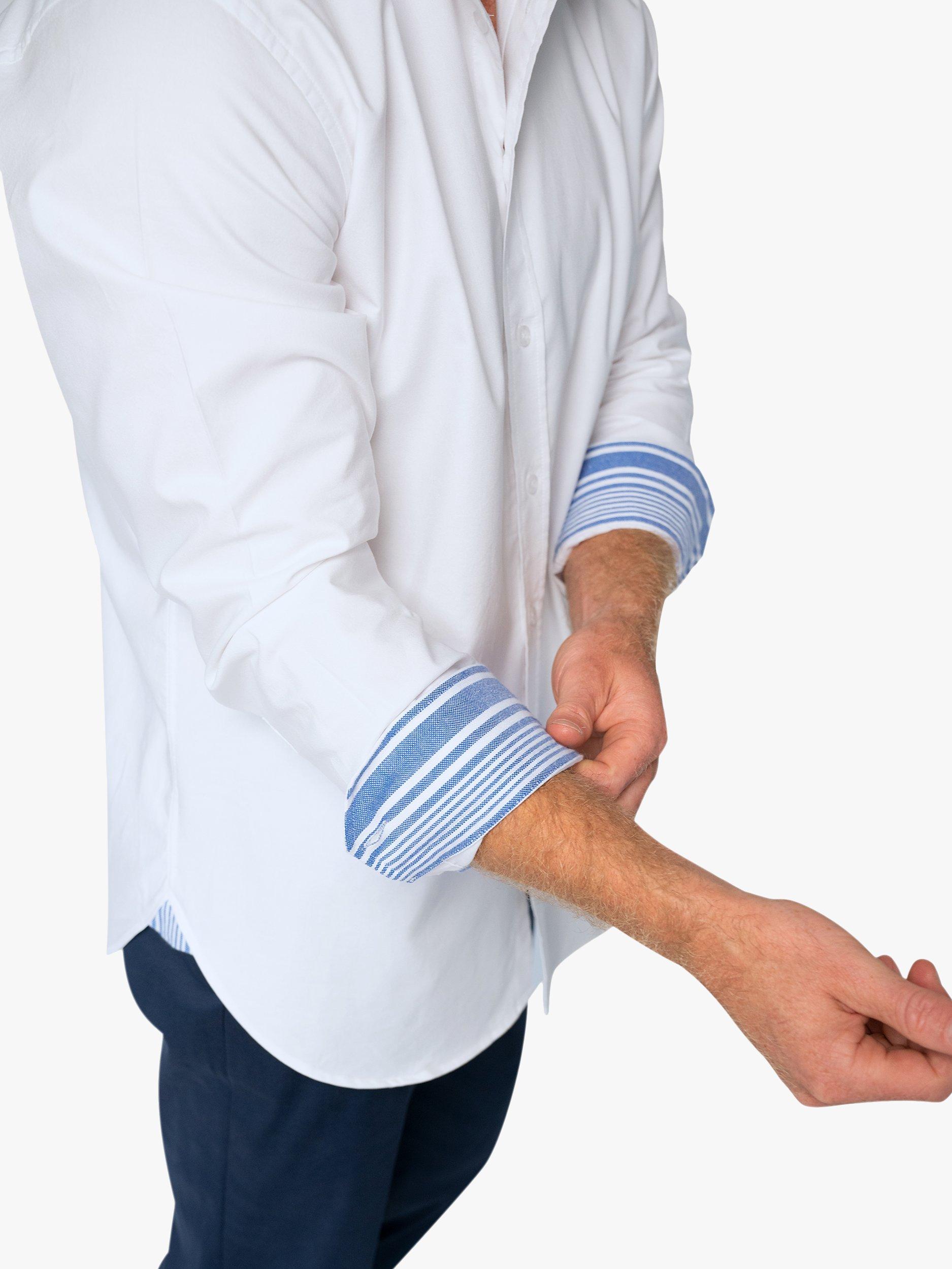 Product image 6 of 7, which shows KOY Organic Cotton Oxford Shirt, White, XL