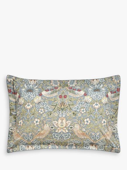 Morris & Co. Strawberry Thief 300 Thread Count Cotton Duvet Cover Set - view 2, Multi