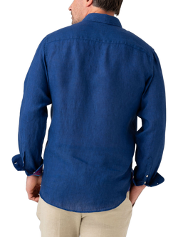 KOY Linen Shirt - view 2, Navy